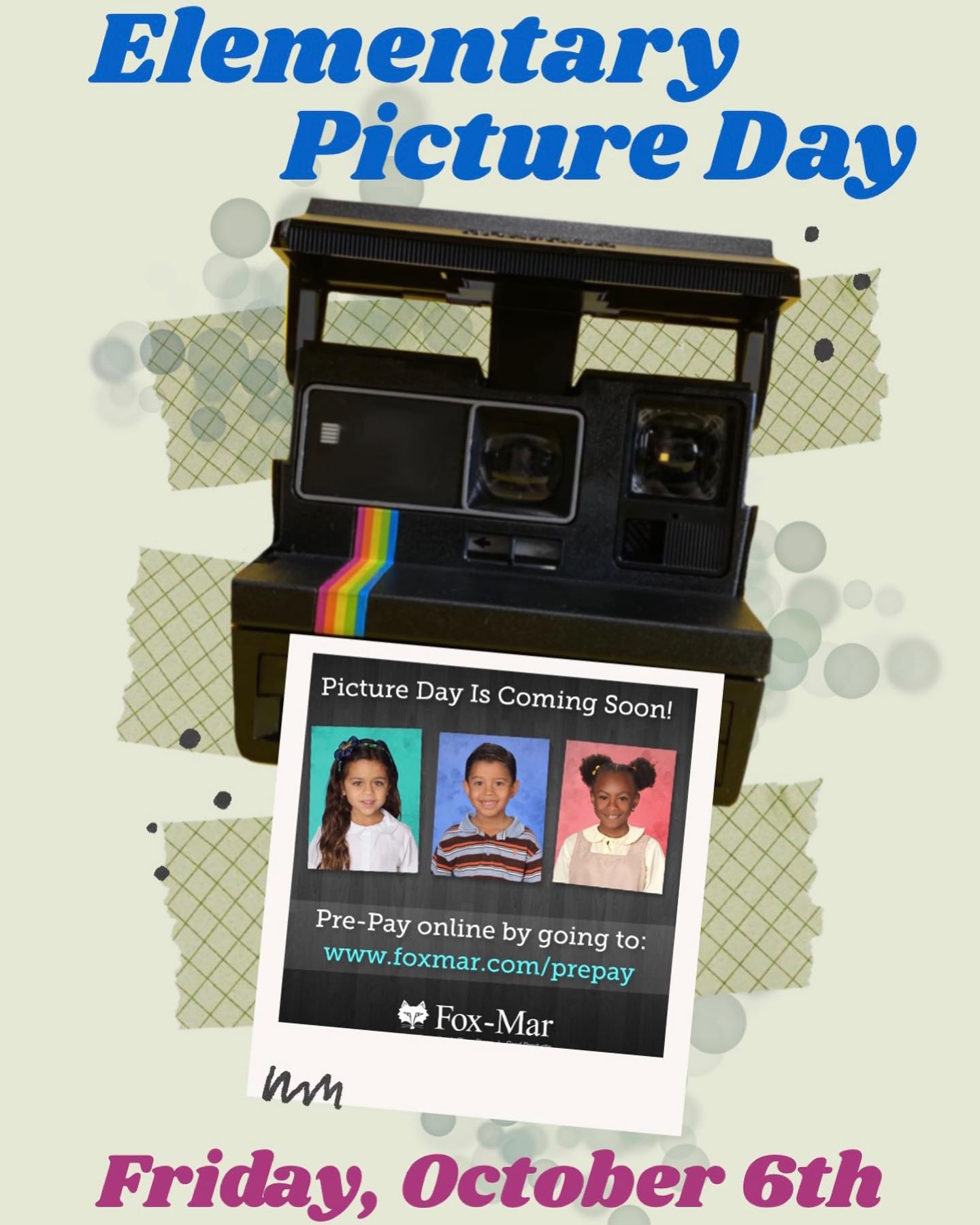 Elementary Picture Day